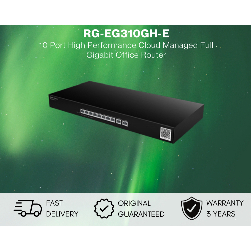 RUIJIe REYEE RG-EG310GH-E 10 PORTS CLOUD MANAGAE ROUTER