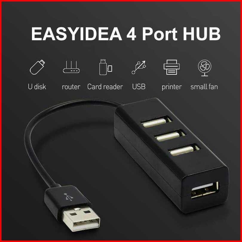 EASYIDEA Portable USB Hub - HB3004