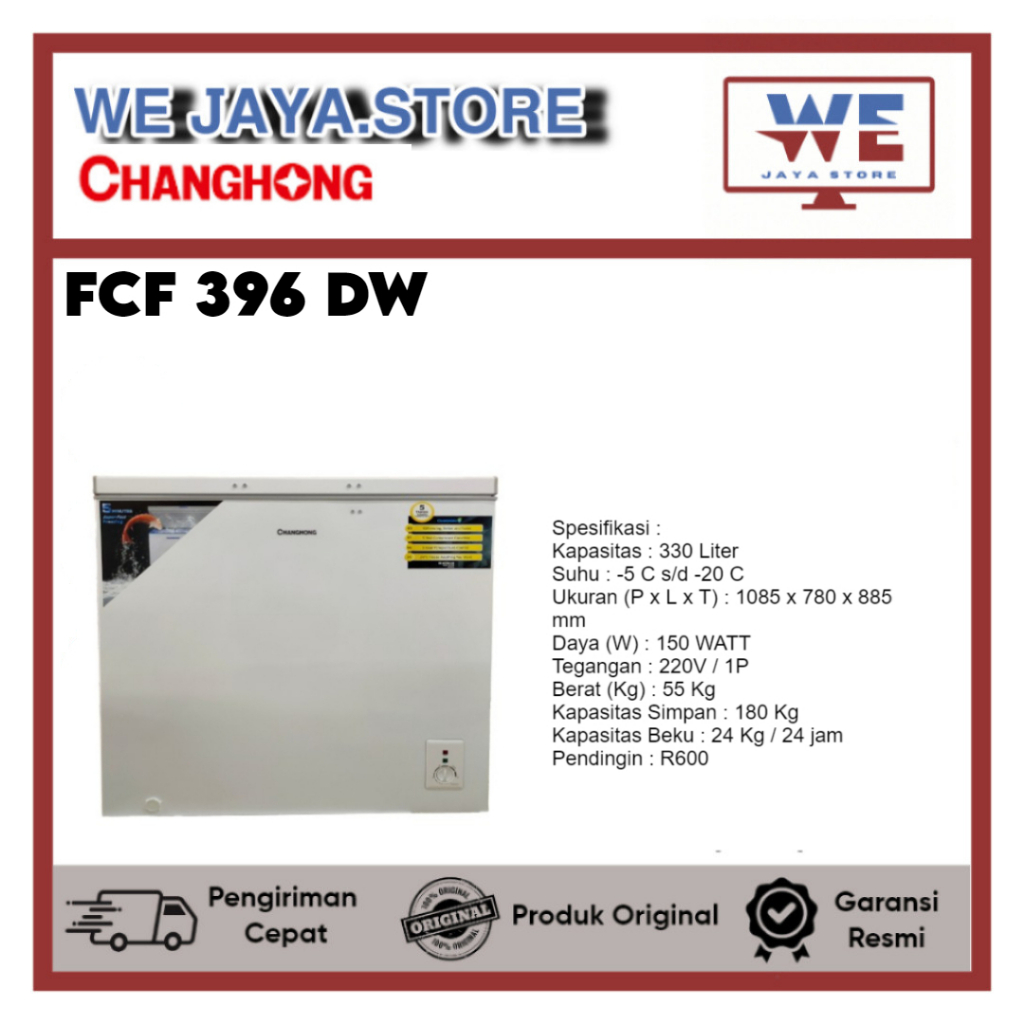 CHEST FREEZER CHANGHONG FCF-396