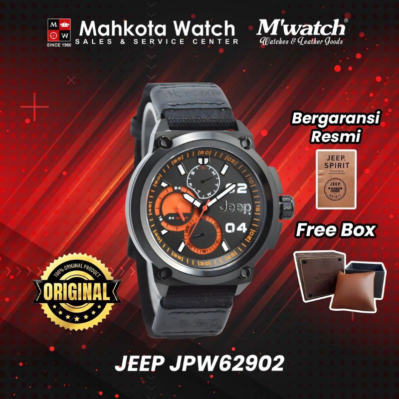 JAM TANGAN PRIA JEEP JPW62902 ORIGINAL