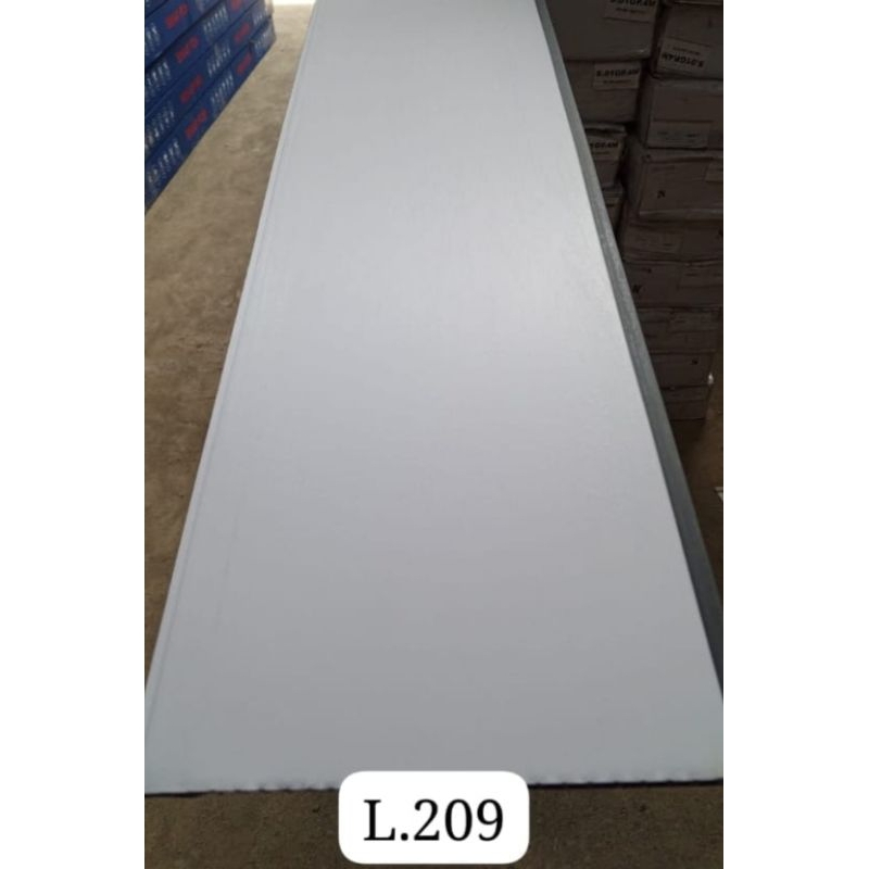 plafon PVC putih polos Doff