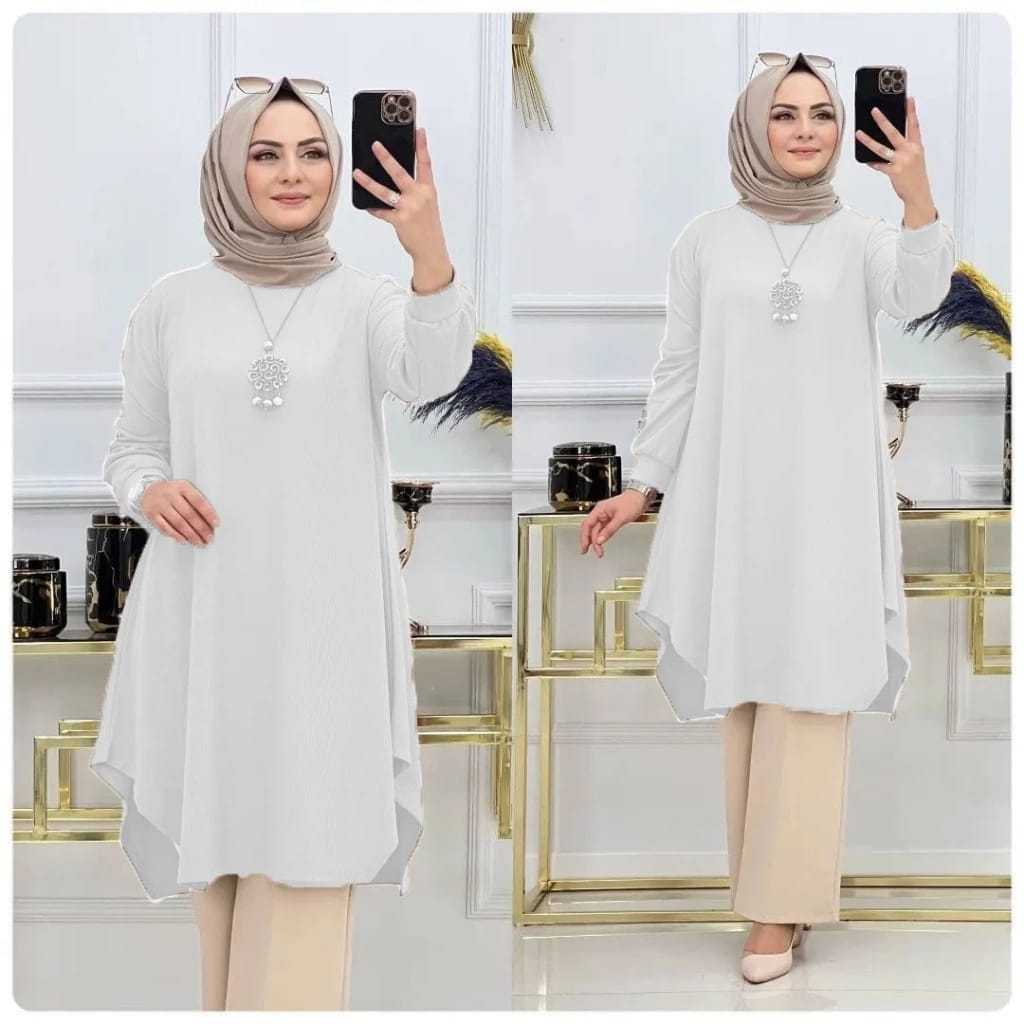 Atasan Tunik/Pakaian Wanita/Atasan/Tunik