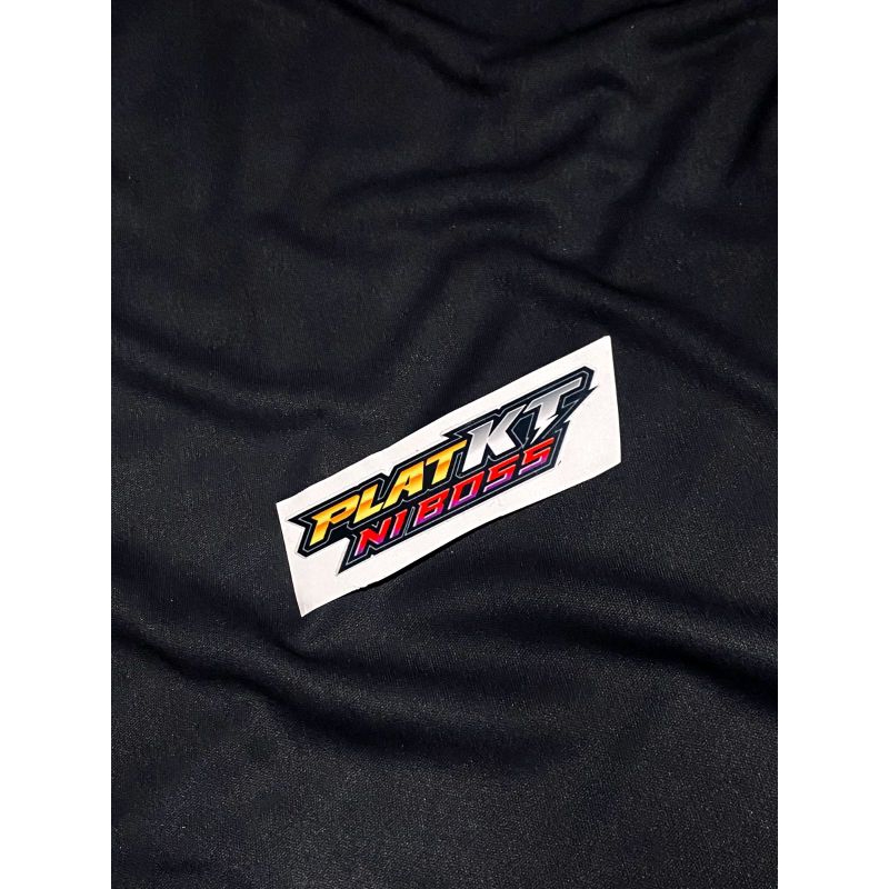 STIKER PLAT KT NII BOSS