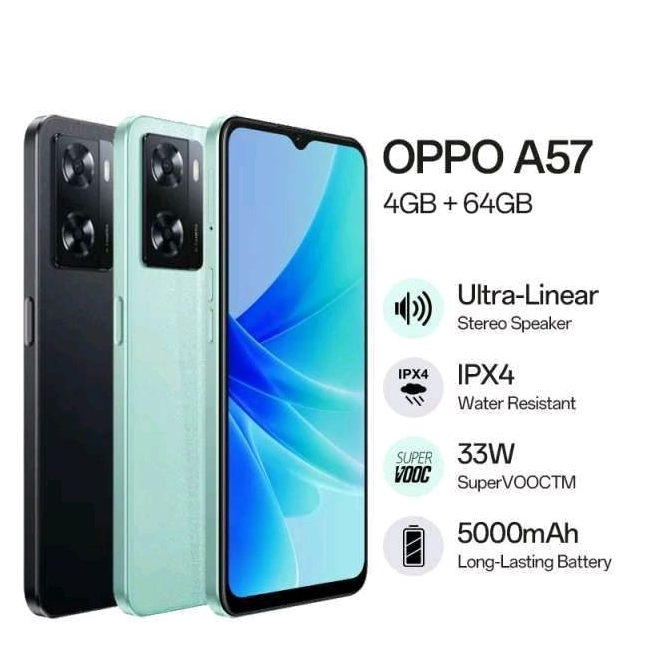Hp Oppo A57 4/64 GB - ( Oppo A 57 4GB + 64GB ) Garansi Resmi