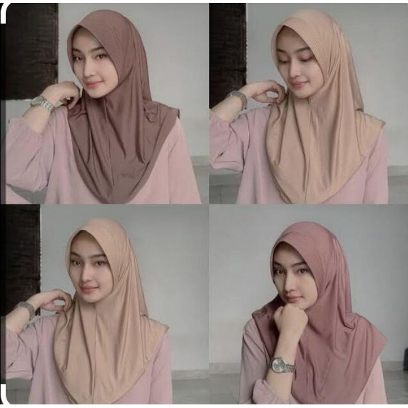 hijab hamidah bergo Akhasma Ukuran S