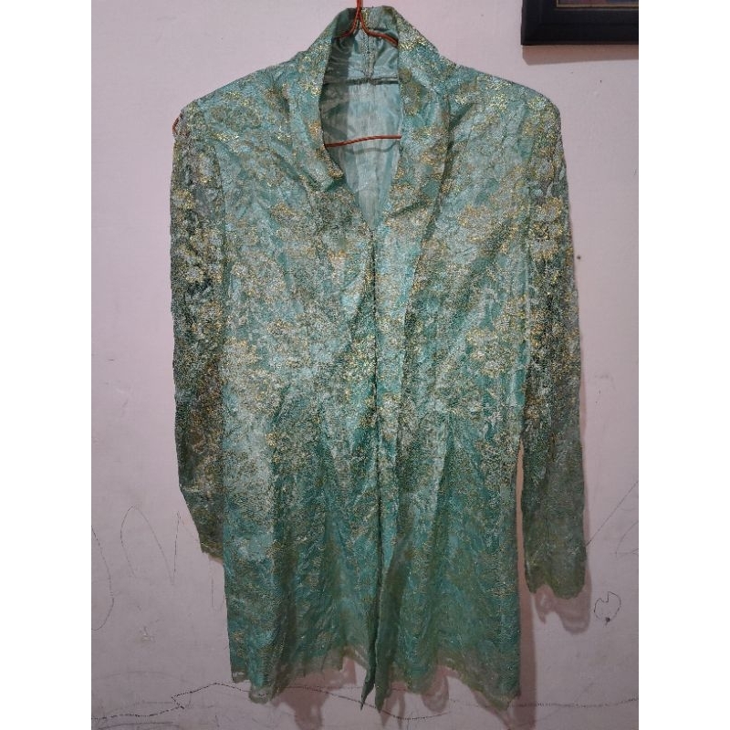 kebaya hijau tosca preloved