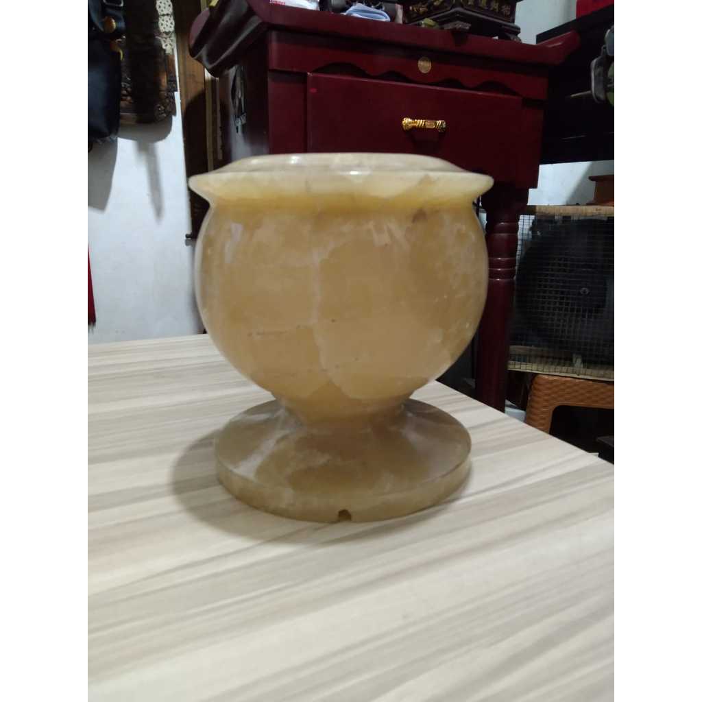 Dudukan Lampu Marmer Kuno Jadul Antik