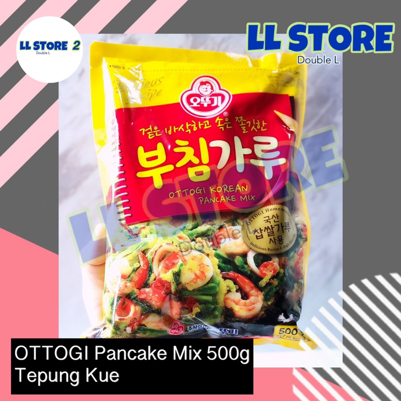 

OTTOGI Korean Pancake Mix 500g 1kg Tepung Premix