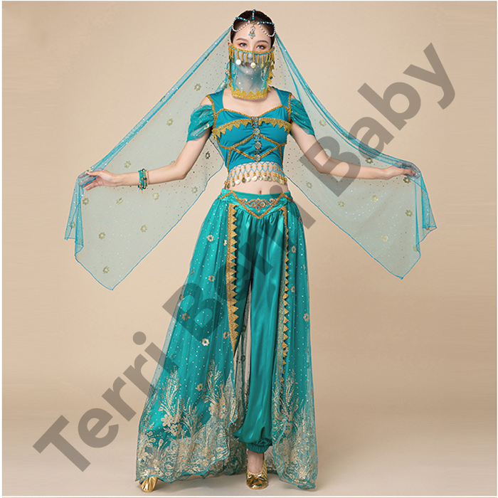 Kostum Princess Baju Jasmine Dewasa Costume Princes Prinses Jas Min Costum Jasmin Custom Adat