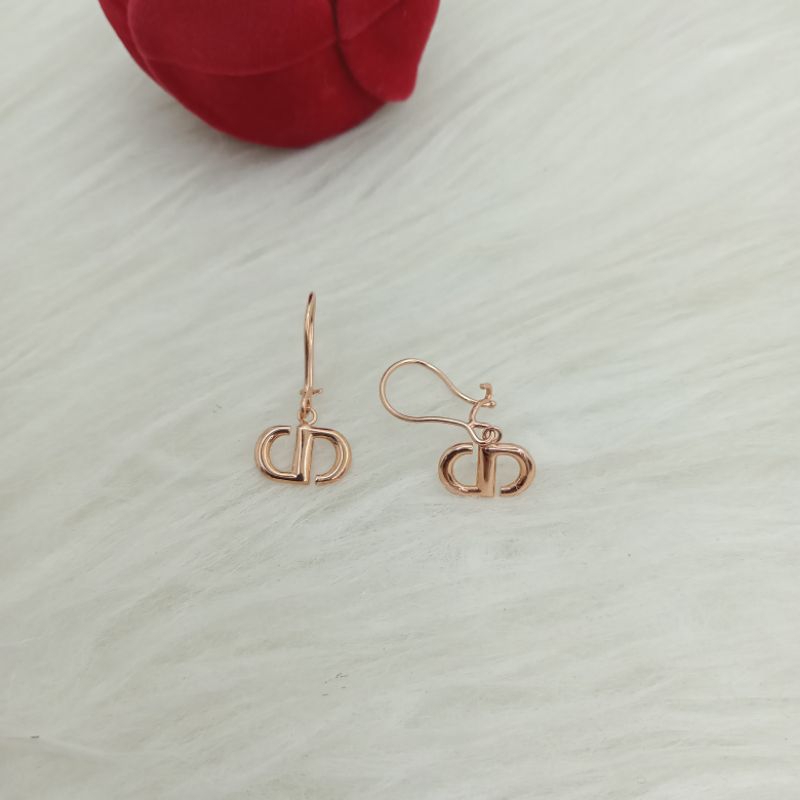 anting desi rosegold kadar 17k/750