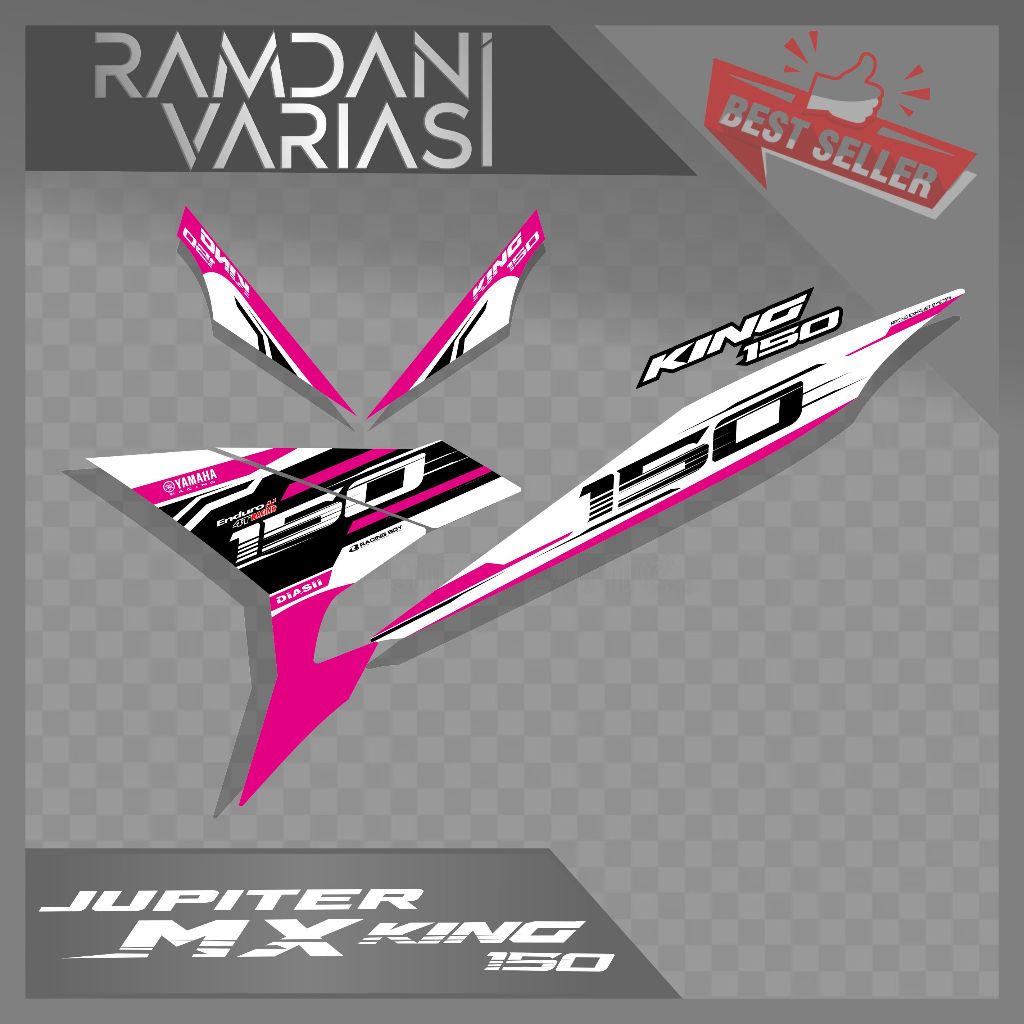STRIPING MX-KING / STIKER VARIASI MX-KING 150 / STRIPING MOTOR MX-KING 150 TERBARU