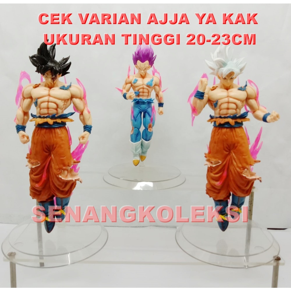Goku Ultra Instinct Vegeta Ultra Ego Action Figure Dragon Ball Z