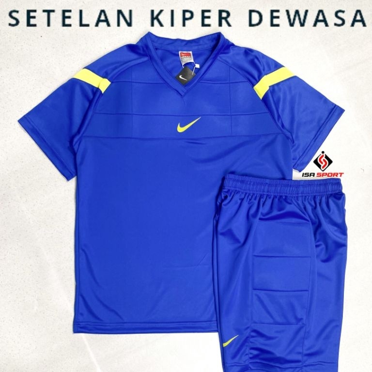 SETELAN KIPER DEWASA lengan pendek  baju kiper busa  kaos kiper busa  celana kiper busa setelan  kip