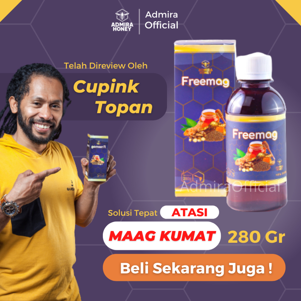 

Admira Honey Madu Herbal Untuk Asam Lambung 280 gr