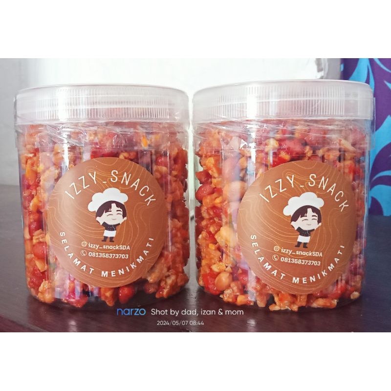 

tempe kering balado pedas manis gurih 250gr