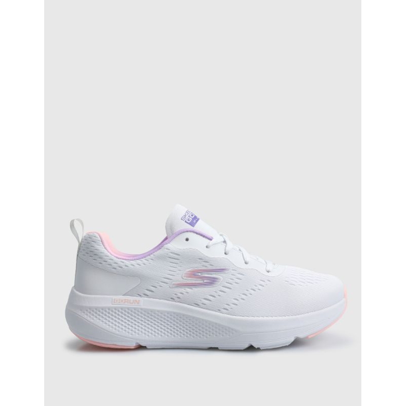 Skechers Go Run Elevate Womens Running Shoes - White Multi