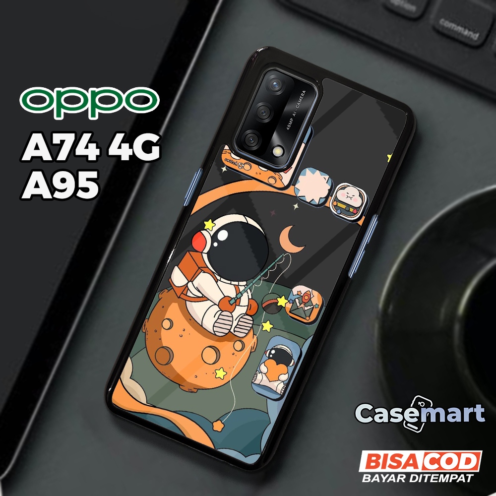 Case OPPO A74 4G A95 Casing OPPO A74 4G A95 Casemart [AST2] Case Glossy Case Aesthetic Custom Case A