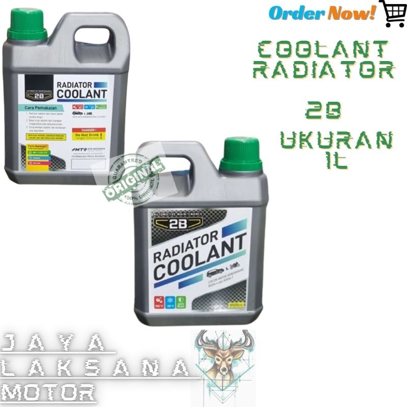 AIR RADIATOR COOLANT RADIATOR MOTOR MOBIL ANTI RUST 2B ORIGINAL UKURAN 1L NMAX XMAX TMAX PCX