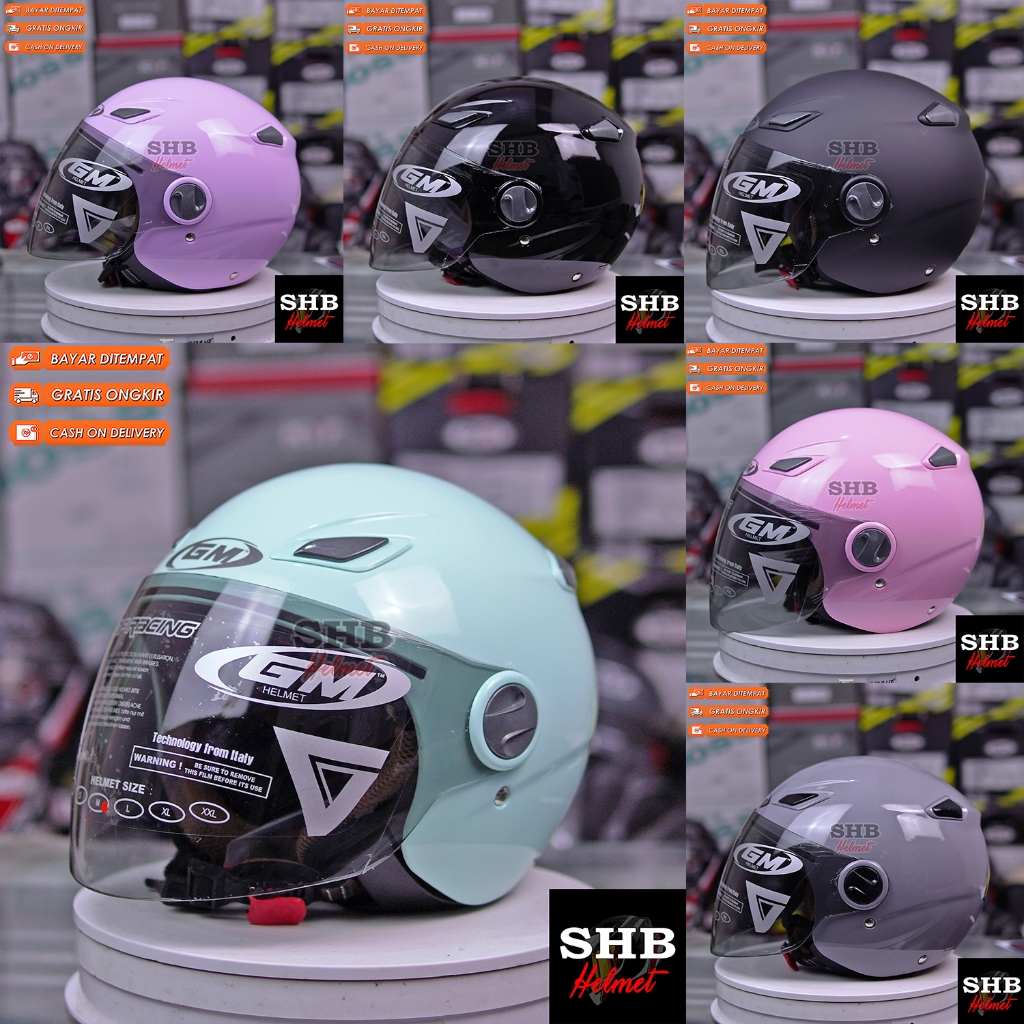 HELM GM VENUS HIJAB ORIGINAL - HELM HIJAB WANITA TERLARIS
