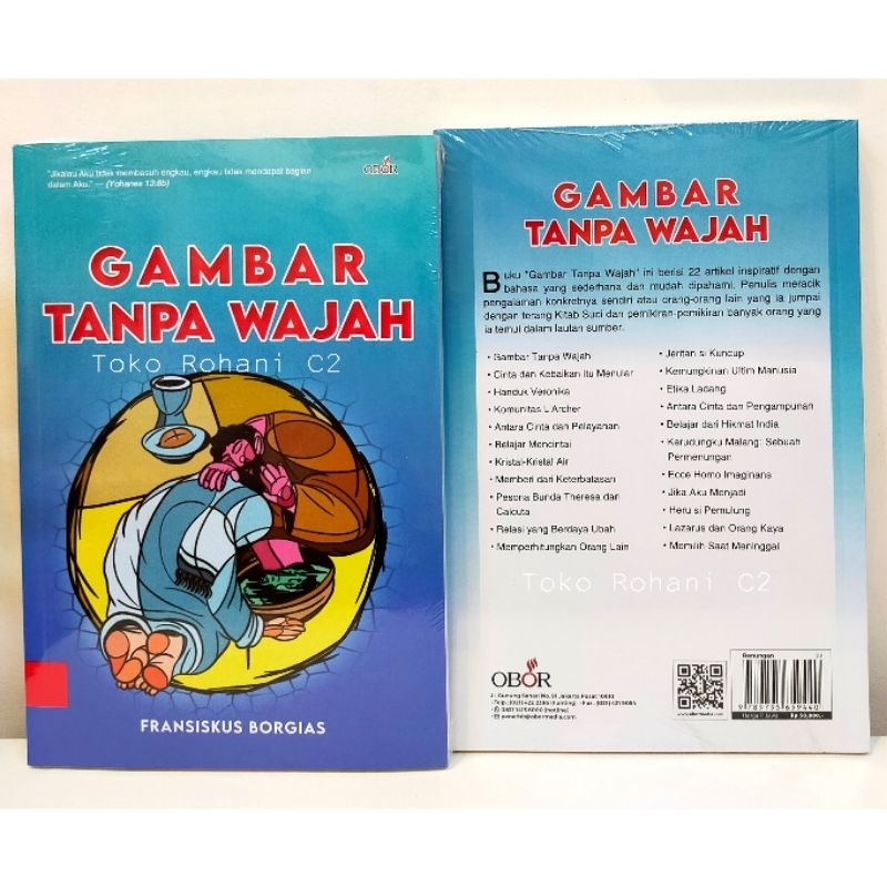 Buku Gambar Tanpa Wajah - Buku Rohani - Buku Obor - Buku Renungan