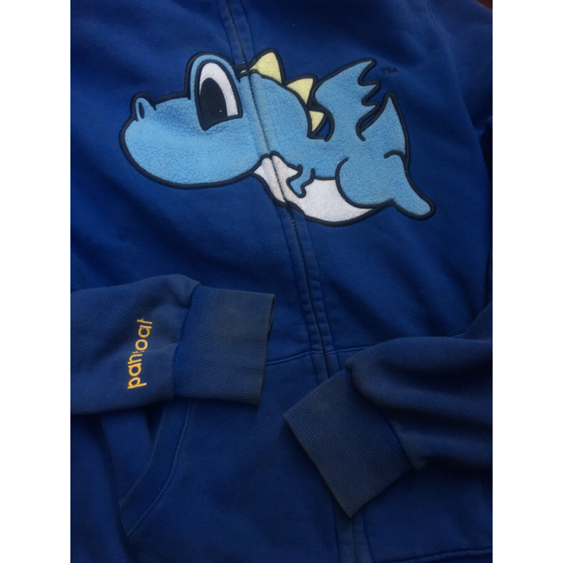 ZIP PANCOAT DRAGON BLUE