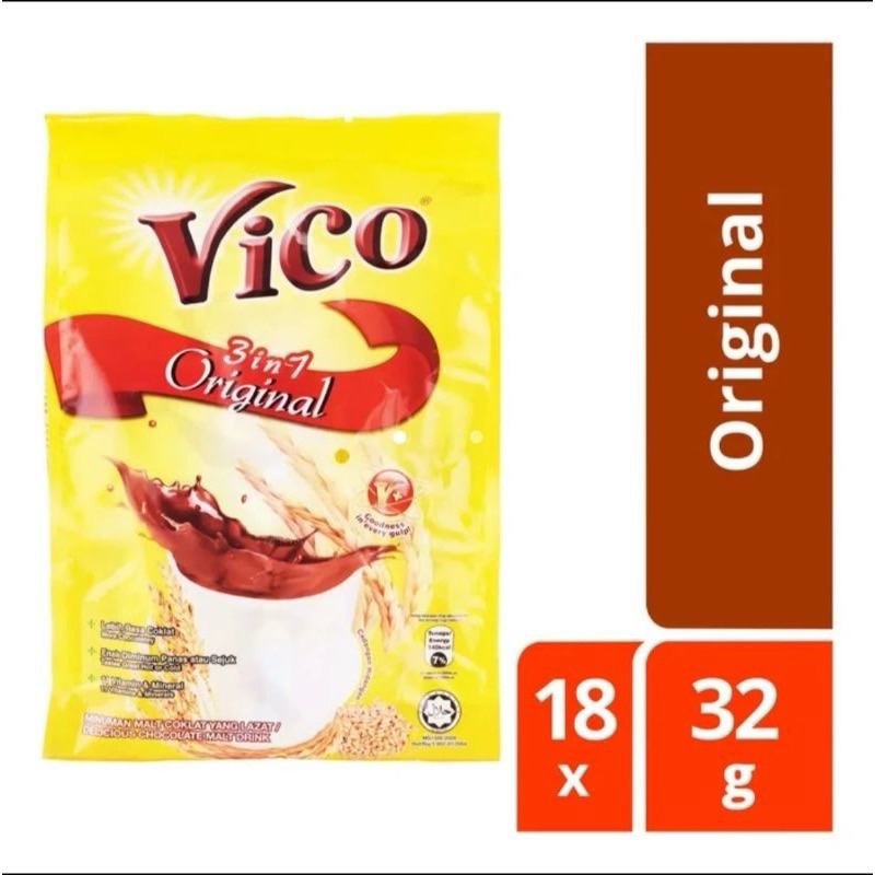 

vico 3in1 original 18x32gr | Minuman Malt Coklat Cokelat chocolate