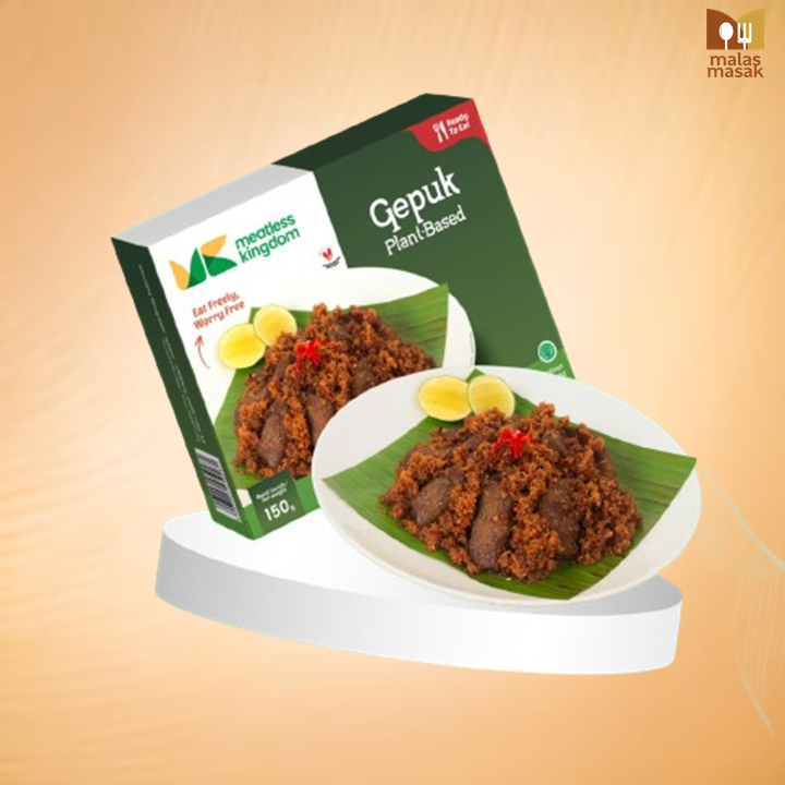 

Gepuk Daging Vegan Kaya Serat & Sumber Protein Plant Based Vegetarian Daging Nabati Meatless