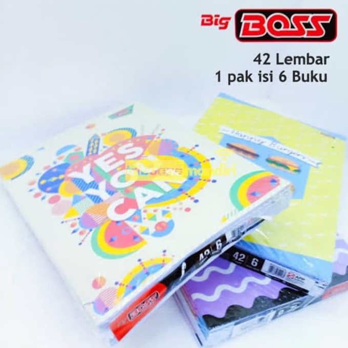 

ART W17F BUKU TULIS BIG BOSS 42 LEMBAR ISI 6 PCS