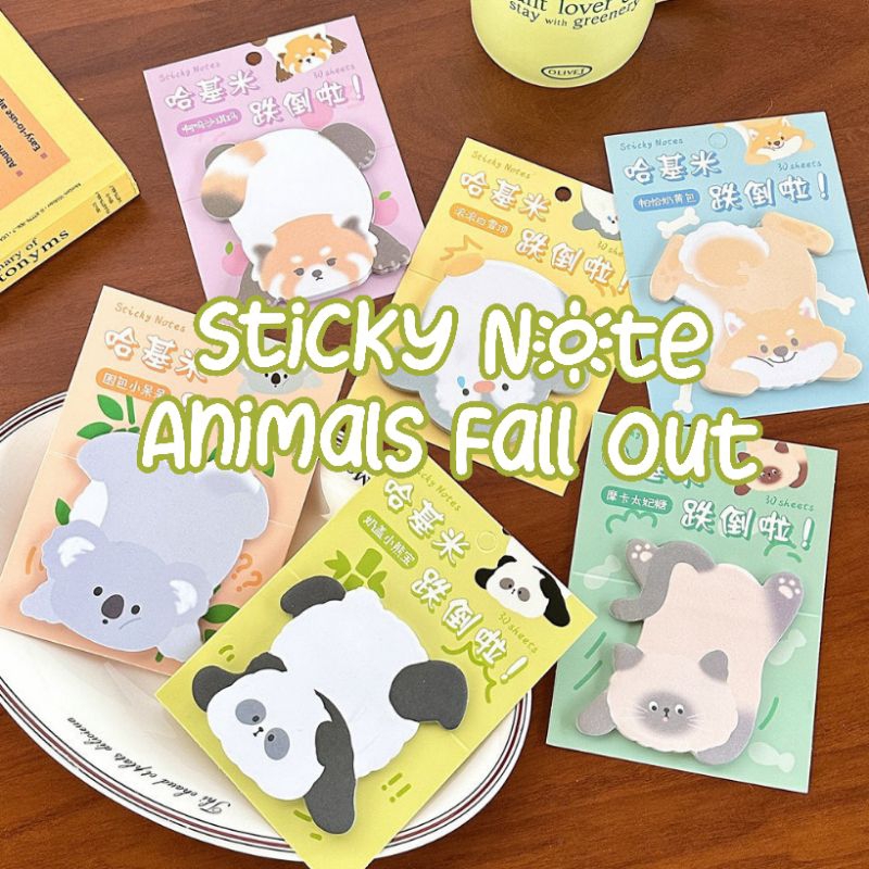 

Sticky Note / Memo Tempel Motif Animals Fall Out