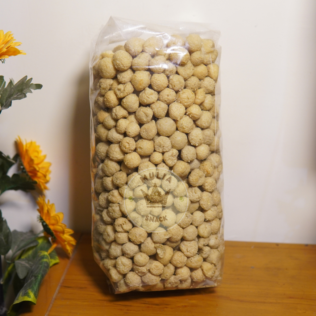 

Tahu mini kering krispi 1KG / keripik tahu bulat
