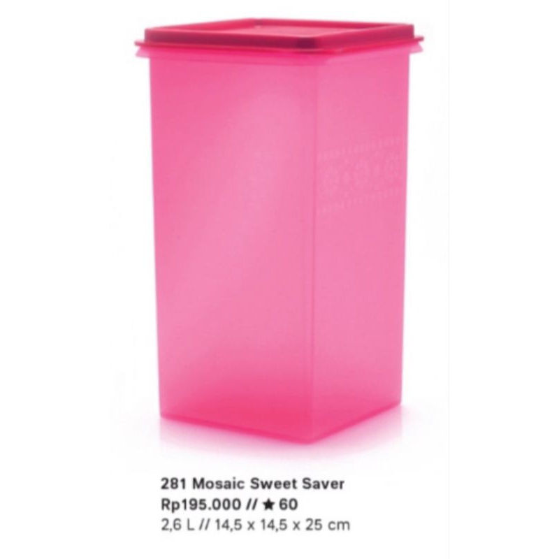 Mosaic Sweet Saver Tupperware