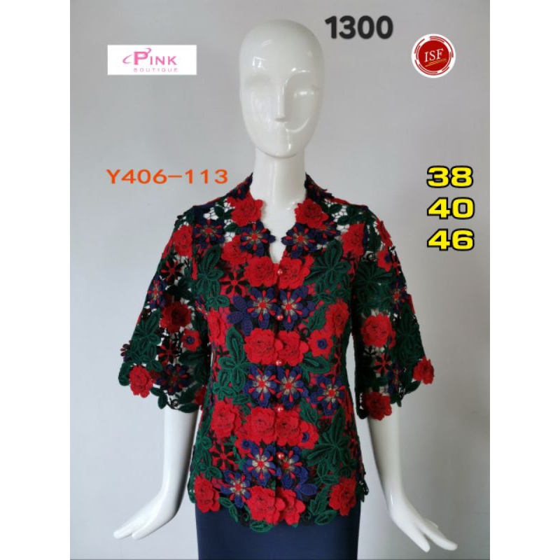 Atasan Blouse Wanita Sultan Pink Butik Premium Import Bangkok