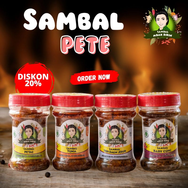 

Sambal Mbak Ririn Sambal Pete Sambel Botol Khas Magelang