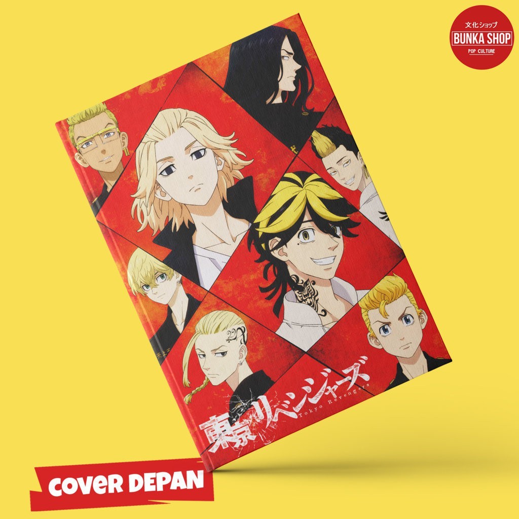 

Pocket Note Anime Tokyo Revengers Toman Hardcover A6 Buku Tulis Catatan Notes Agenda Planner Jurnal