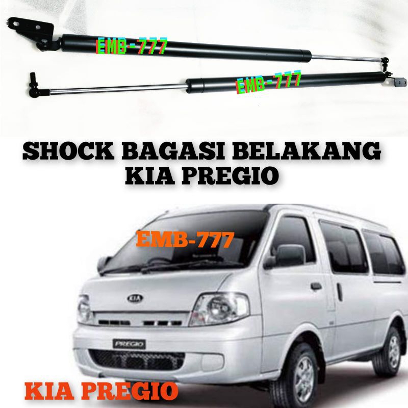 Shock Bagasi Belakang KIA Pregio Travello Travelo