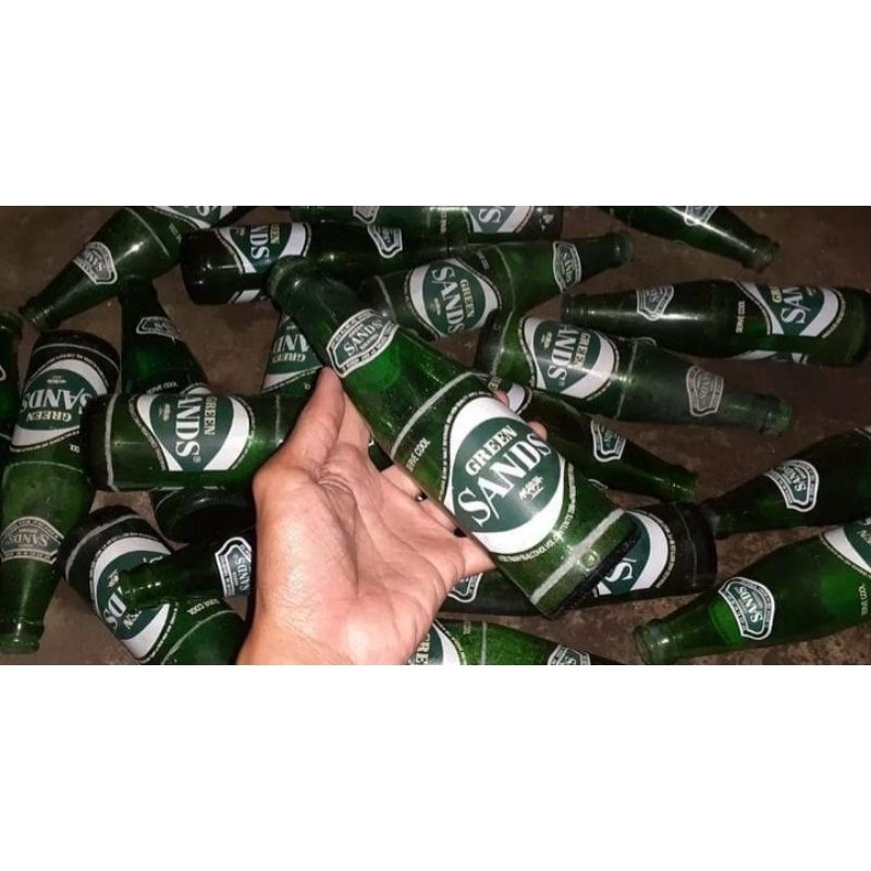 botol minuman greendsand (kosong)