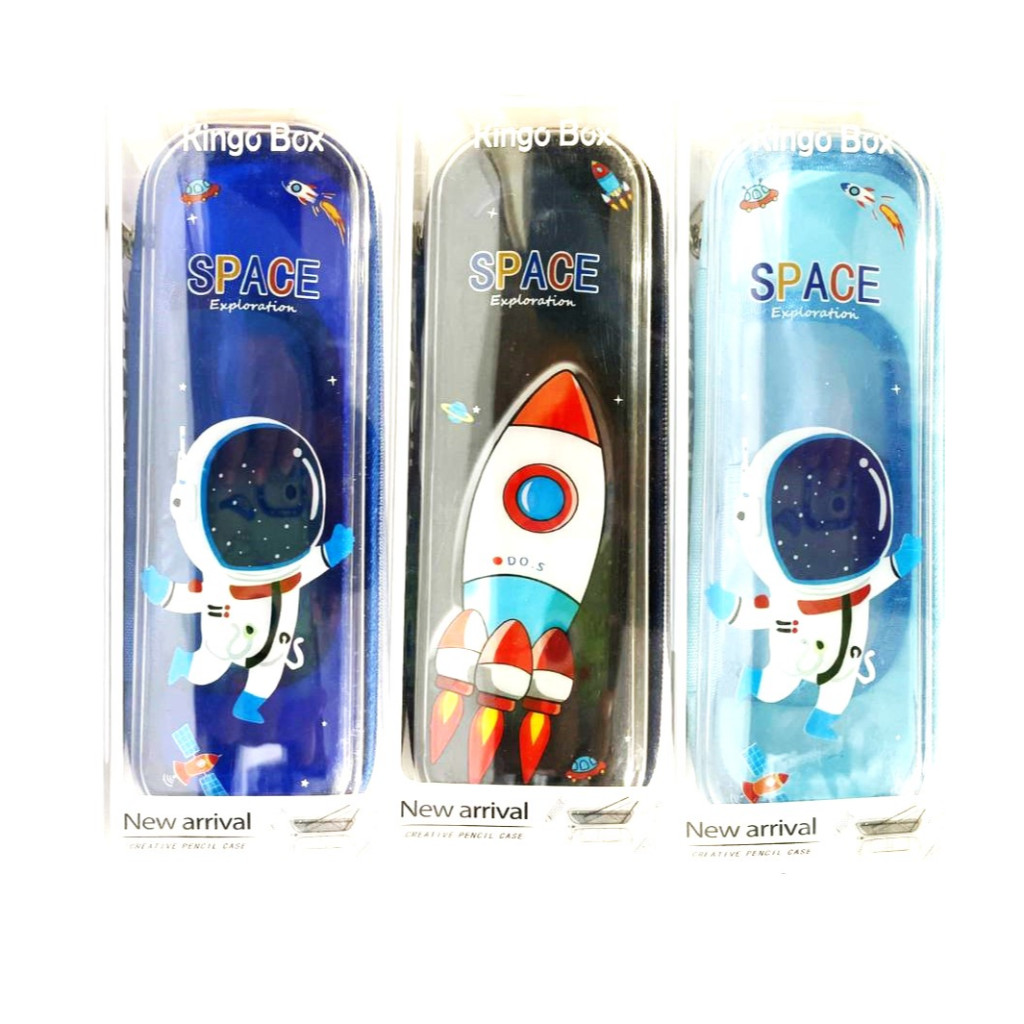 

Tempat Pensil Pen Case Sleting Lucu Hard Case Transparan