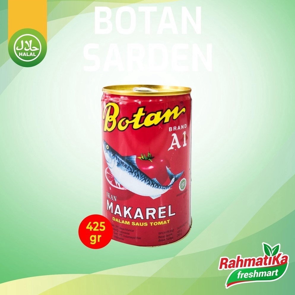 

Laku Keras Botan Sarden Ikan Makarel Saus Tomat 425 gram
