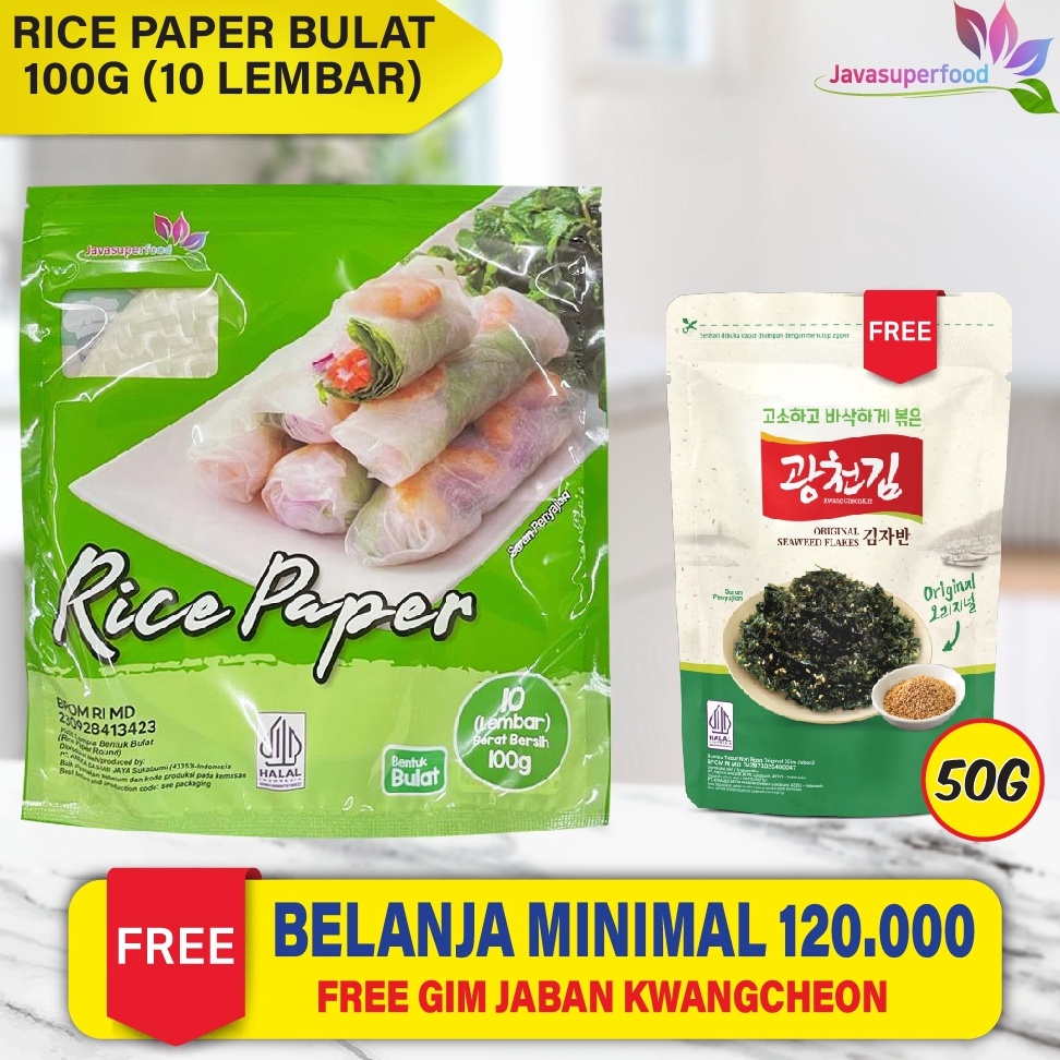 

Harga Spesial BELI 3 GRATIS 1 Rice Paper 1G Banh Trang High Quality Rice Paper Kulit Lumpia Vietnam Rice Paper rice roll spring roll