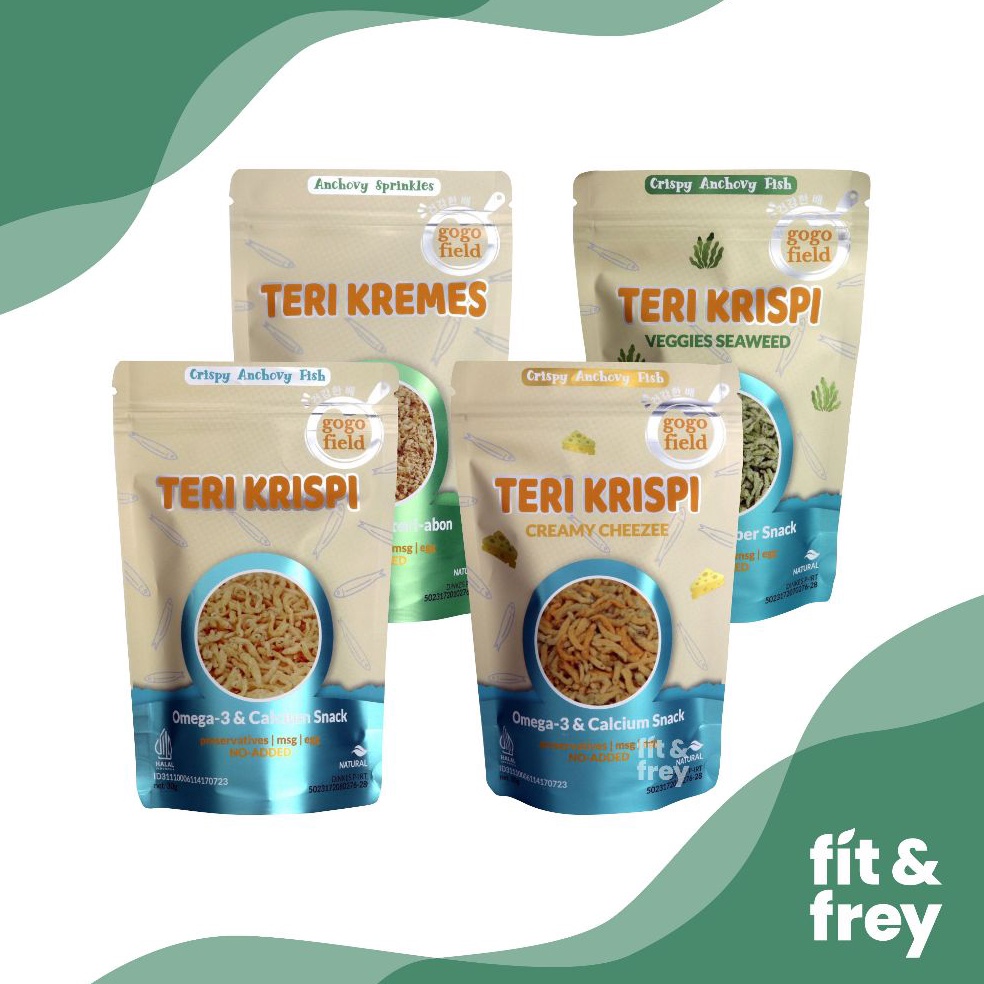 

Kualitas Terbaik GOGOFIELD Teri Krispi Teri Kremes No MSG Crispy Anchovy Taburan Mpasi