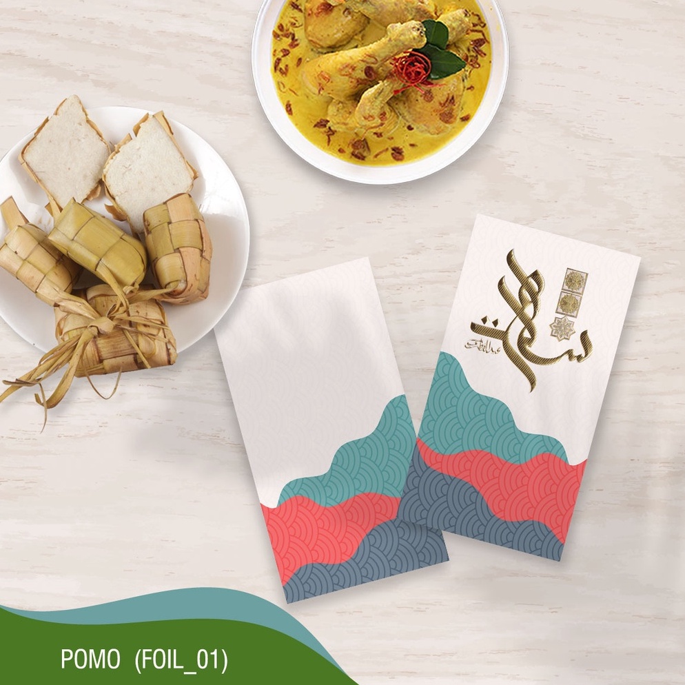 

ART R83A 5 Pcs Eid Mubarak Colorful Money Envelopes Gold Silver FoilNon Foil Full Color Ramadan Cash Gift Envelope