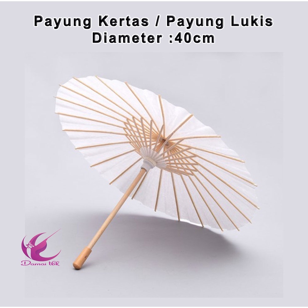 

ART R24Q Payung kertas payung lukis payung gambar Diameter 4 cm