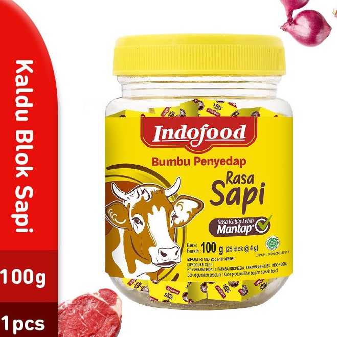 

Buruan Belanja Kaldu Blok Indofood Rasa Sapi 1gr 1 pcs