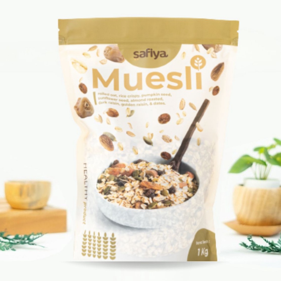

Dapatkan Muesli Dried Fruit Mix 1 Kg Safiya Sereal Makanan Ringan Sereal Diet Sehat Alami Oatmeal