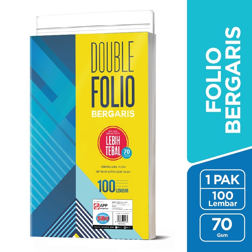 

ART T85X SiDU Double Folio Bergaris 1 lembar SDU RF 1 7 GSM