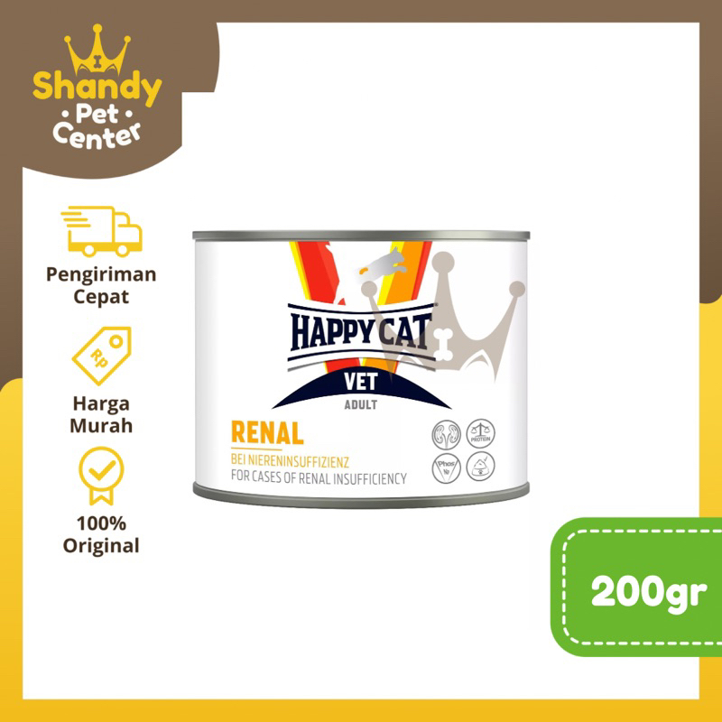HAPPY CAT VET RENAL WET FOOD 200GR
