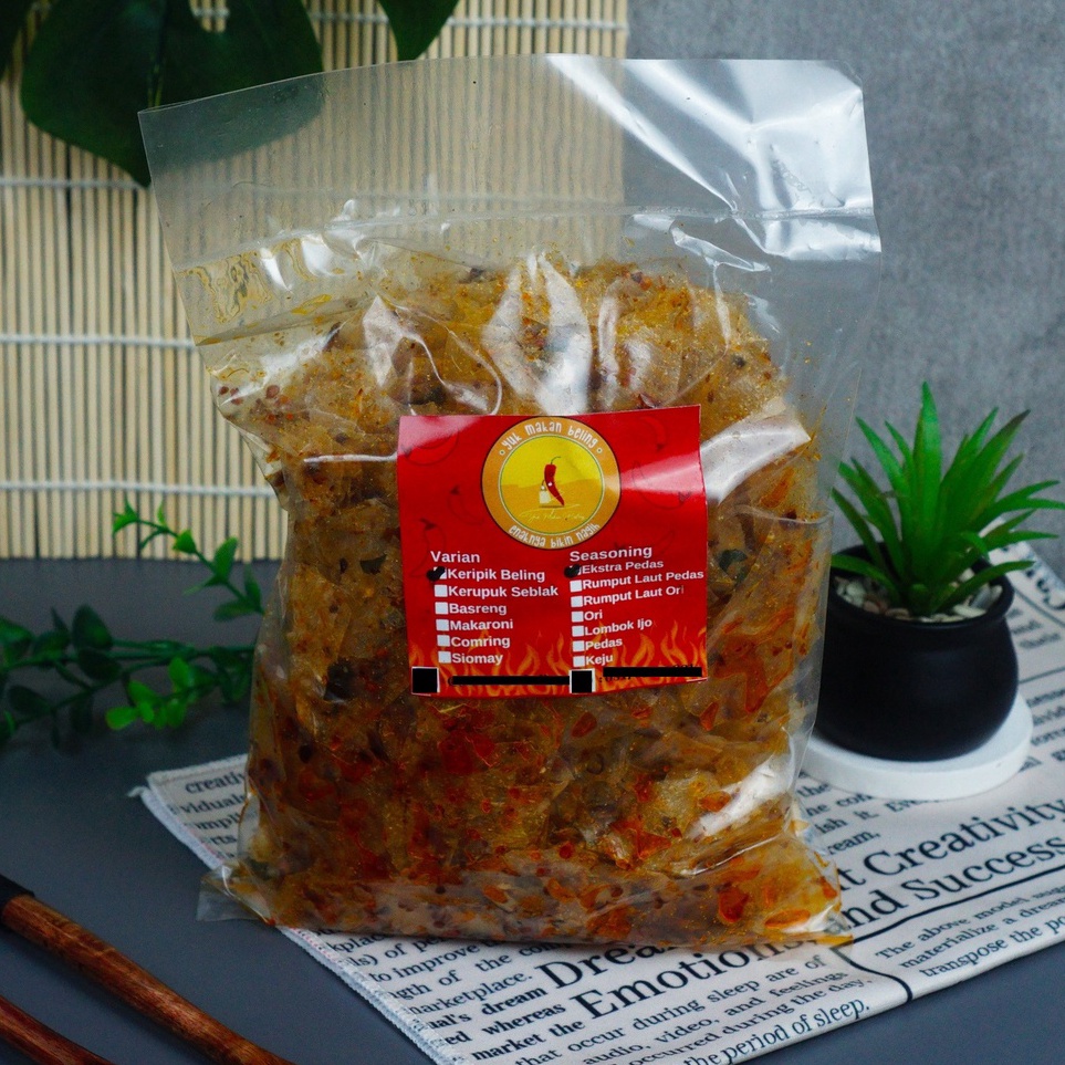 

Miliki sekarang KERIPIK KACA DAUN JERUK 14KG 25 gram