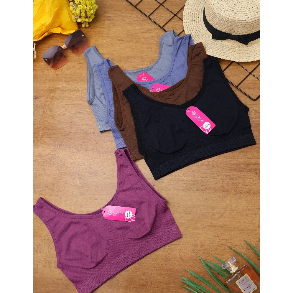 MURAH MINISET  bahan rajut polos  import  Miniset Bra RAJUT Wanita Dewasa  Bra Remaja Tanpa Busa Pre