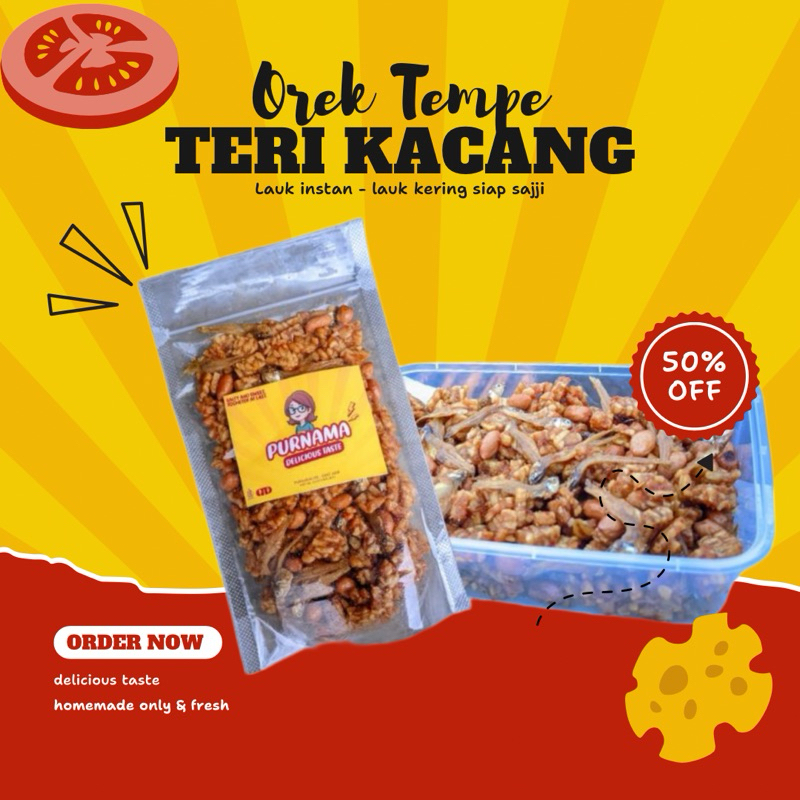 

Orek Tempe Teri kacang pedas Manis gurih Oreg tanpa pengawet lezat khas jatim l Kering Tempe Kacang Teri l Sambal Goreng Kacang Tempe Teri