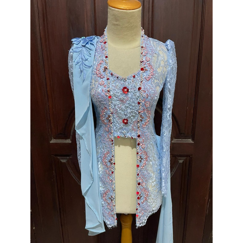 PO kebaya payet + selendang dan corsage